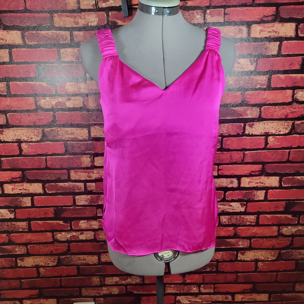 1. State Fuchsia Sleeveless Top